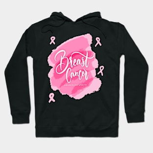 In October We Wear Pink Breast Cancer Awareness Survivor Hoodie